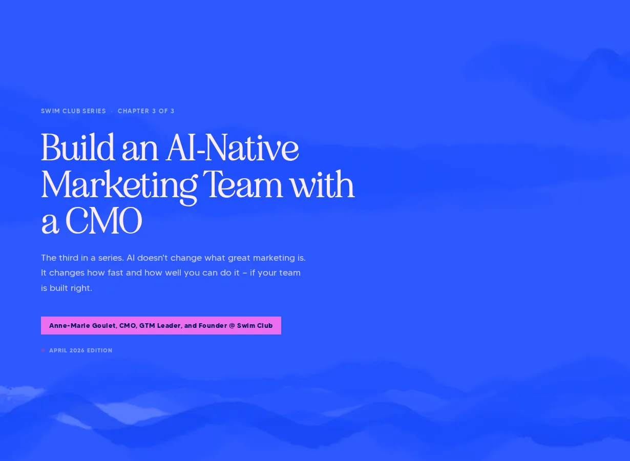 Build an AI-Enriched Marketing Team ebook cover