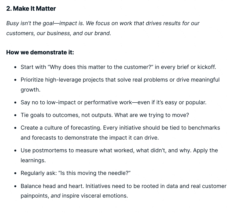 First Principle 2: Make It Matter