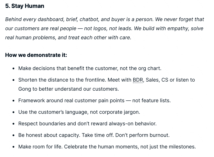 First Principle 5: Stay Human